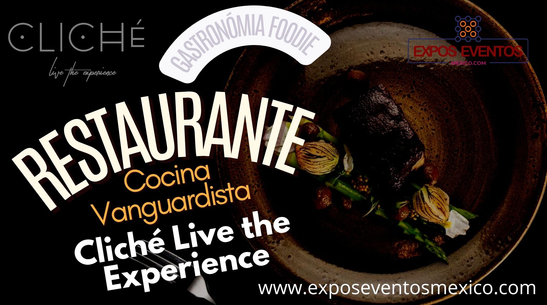 Restaurante Cliché Live the Experience San Angel CDMX Restaurante de Cocina Vanguardista y Diversión