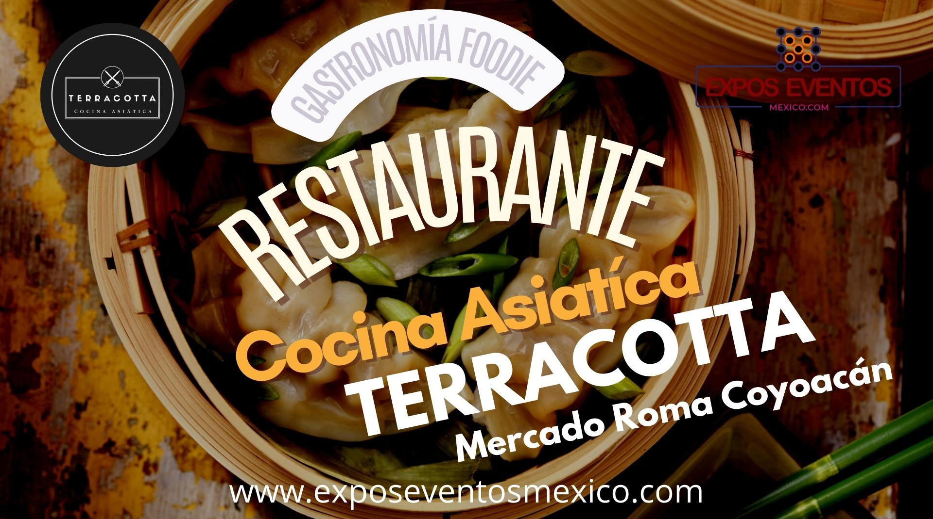 Restaurante Terracotta Cocina Asiática Mercado Roma Coyoacán CDMX