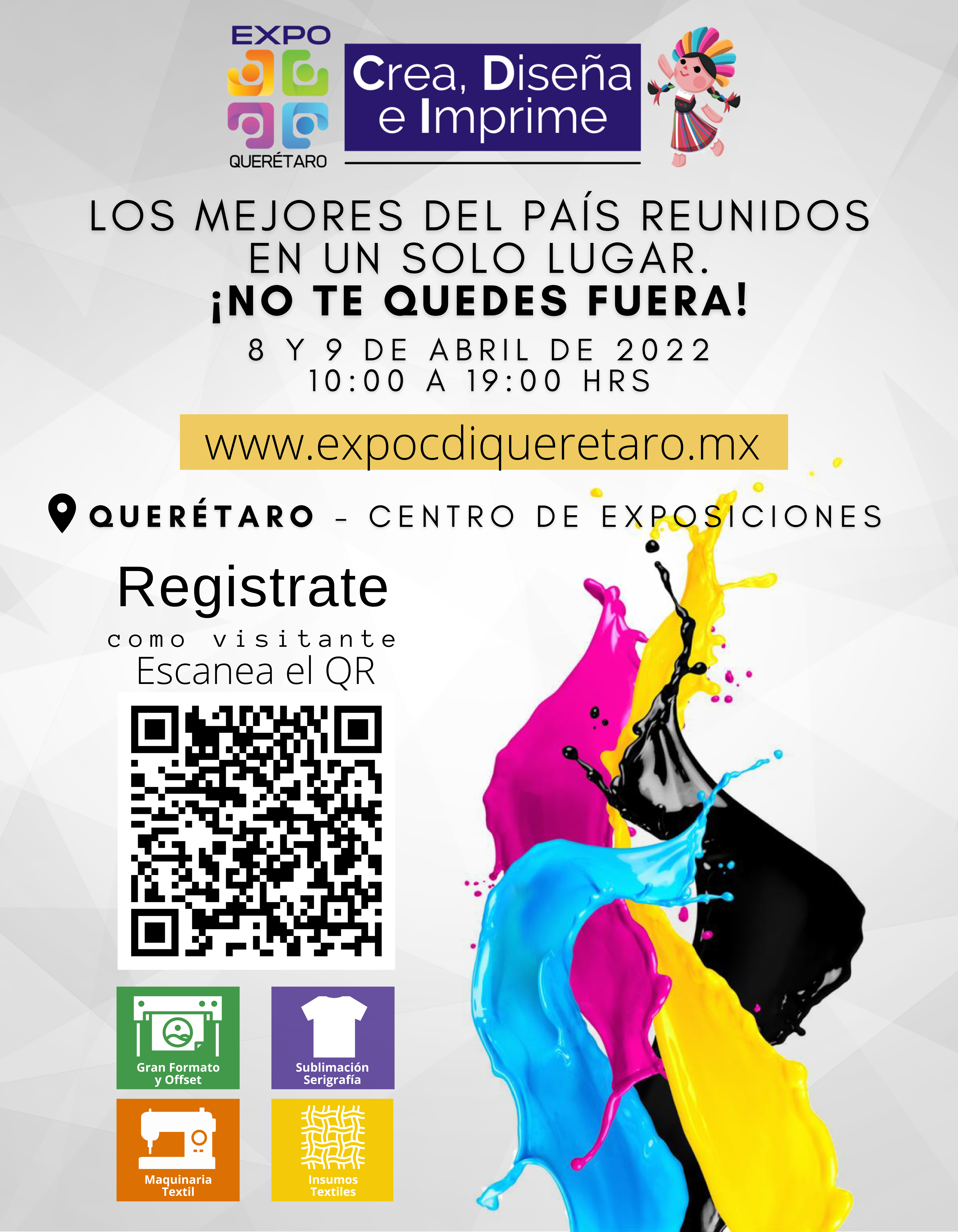 Expo Crea, Diseña e Imprime Querétaro 2022